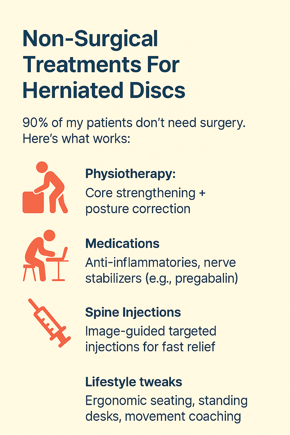 Non-Surgical Treatment for Herniated Discs Non-Surgical Treatment for Herniated Discs | Mangattil Rajesh | Spine Surgeon London | www.spinesurgeon.london