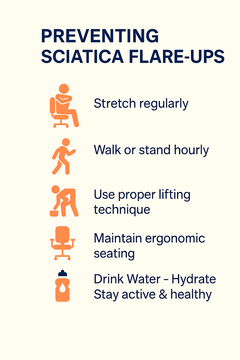 Sciatica - How to Prevent Flare Ups