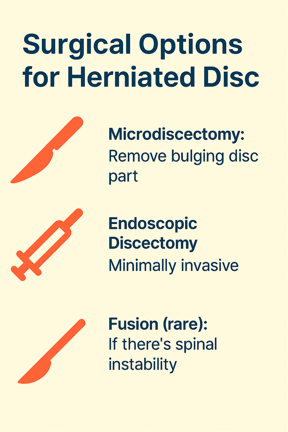 Surgical Options for Herniated Disc Surgical Options for Herniated Discs | Mangattil Rajesh | Spine Surgeon London | www.spinesurgeon.london